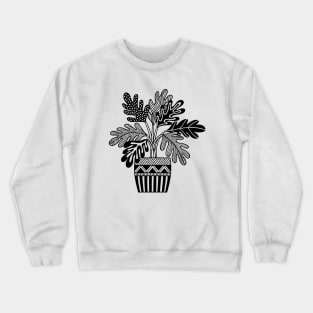 Zentangle plant Crewneck Sweatshirt